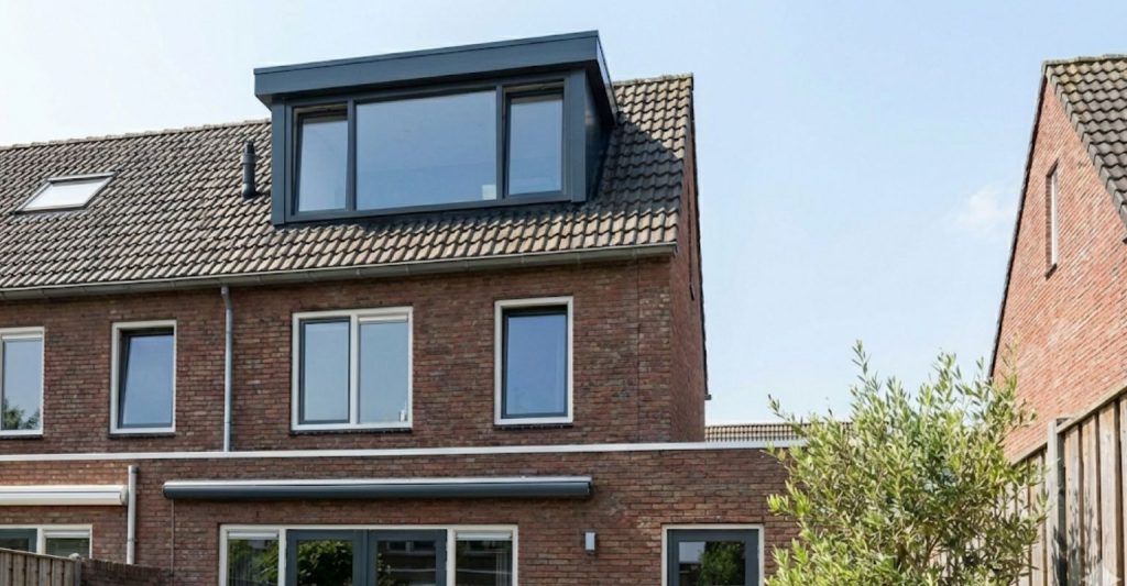 Dakkapel in Vlaardingen - Kunststof dakkapel