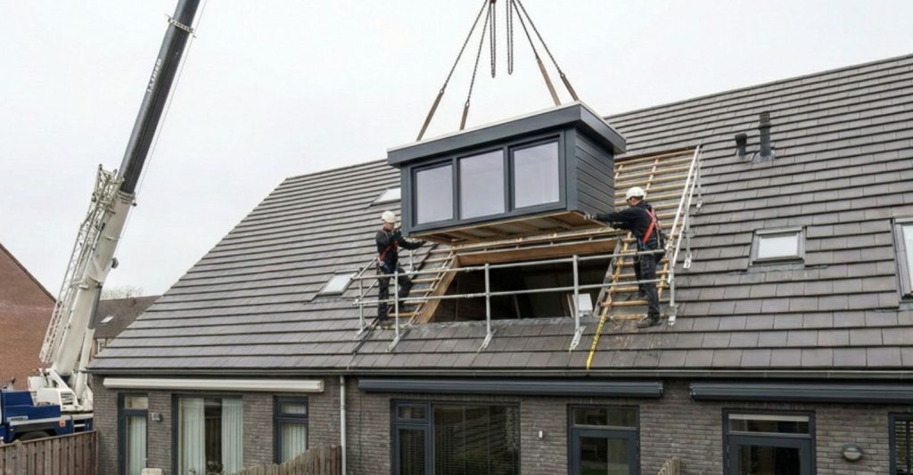 Dakkapel in Vlaardingen - Prefab dakkapel